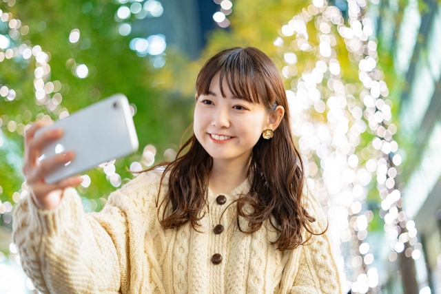 イルミネーションの撮影